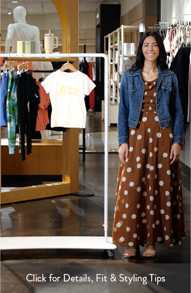 Kids' Running Dog Cotton Graphic T-Shirt, sales video thumbnail