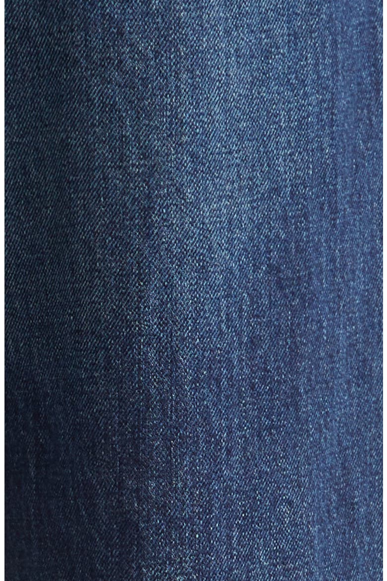 Belted Crop Bootcut Jeans, Alternate, color, BLUE