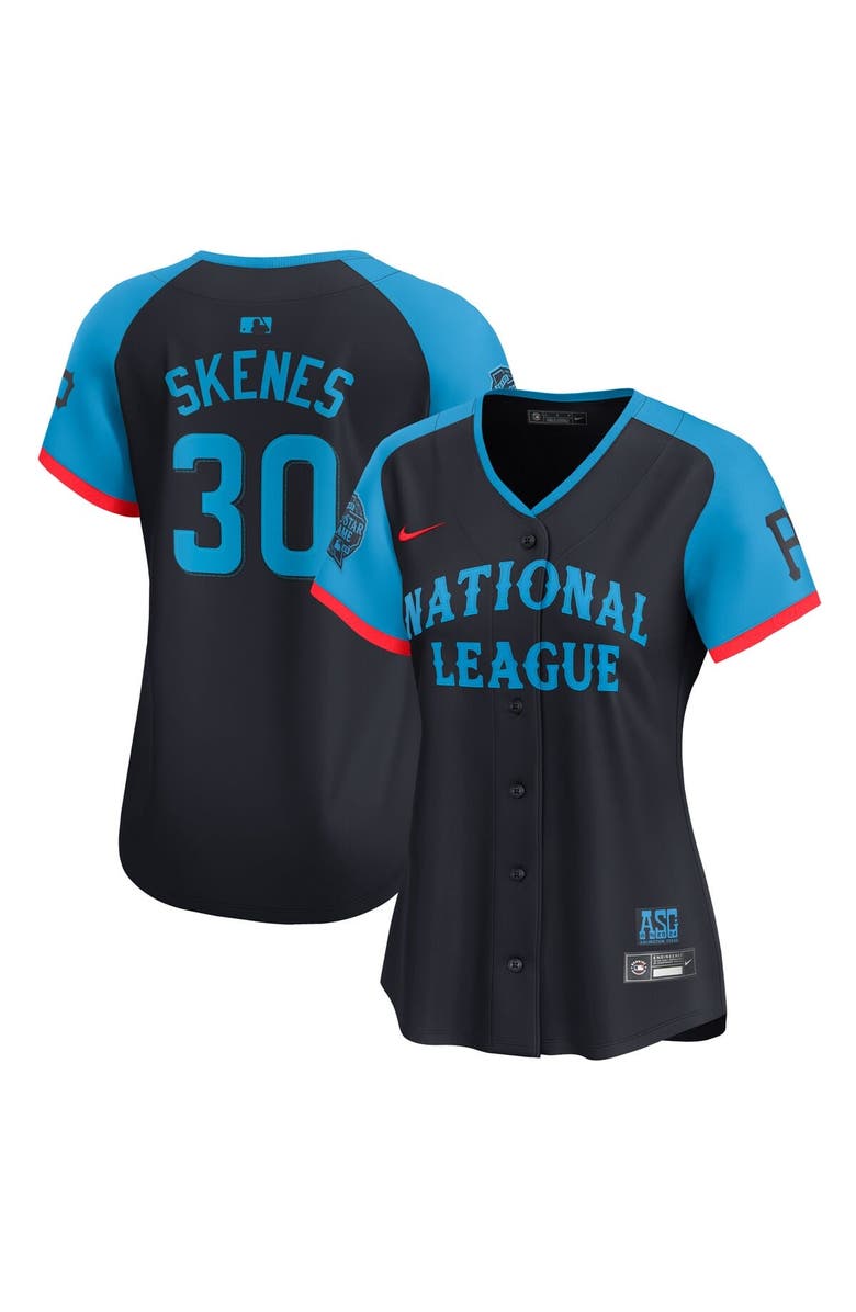 Nike Women's Nike Paul Skenes Navy National League 2024 MLB All-Star Game Limited Player Jersey, Main, color, 