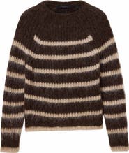 AllSaints Riga Stripe Crewneck Sweater