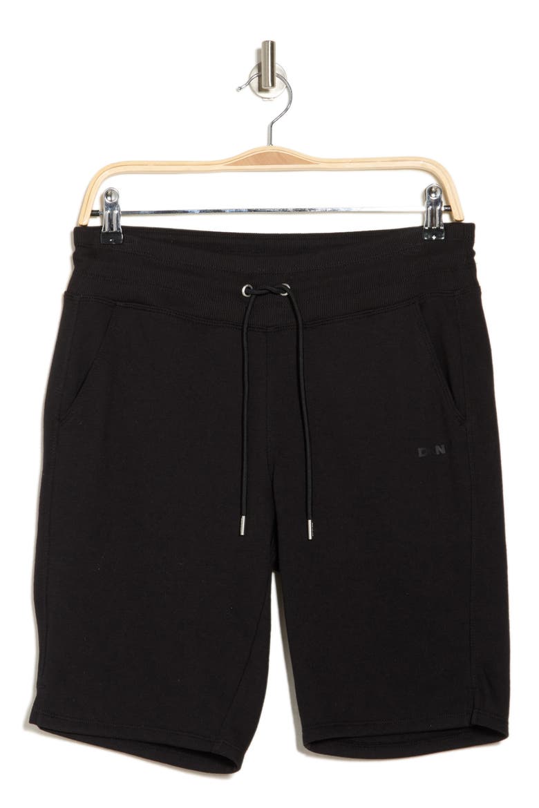 Bermuda Drawstring Shorts, Alternate, color, BLACK