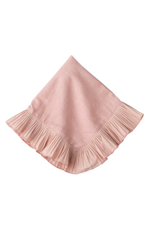 Mademoiselle Ruffle Cotton Blend Napkin