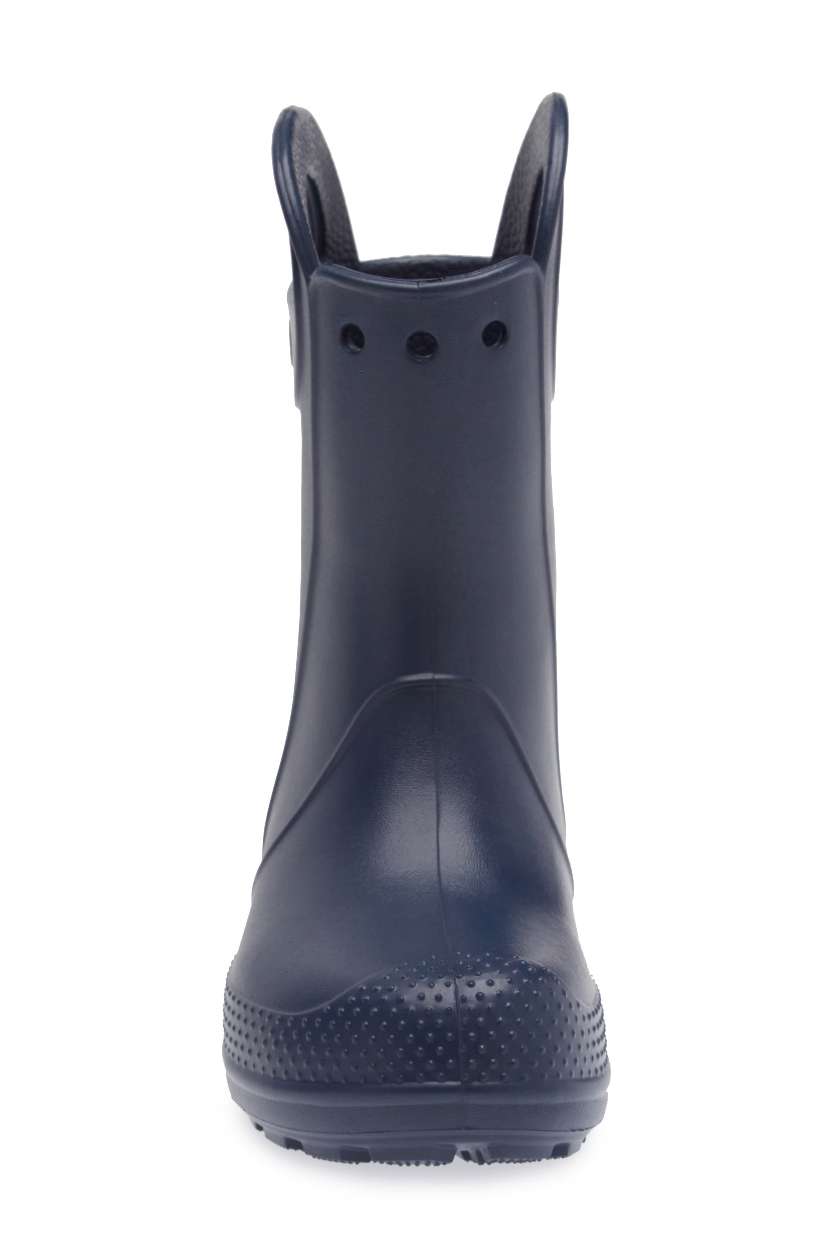 CROCS Kids' Handle It Rain Boot, Alternate, color, Navy
