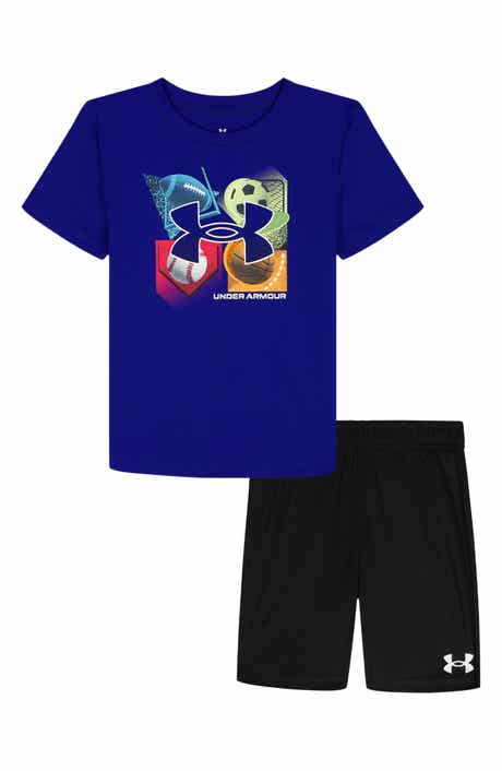 Under Armour Kids' Tech 4 Baller Graphic T-Shirt & Shorts Set