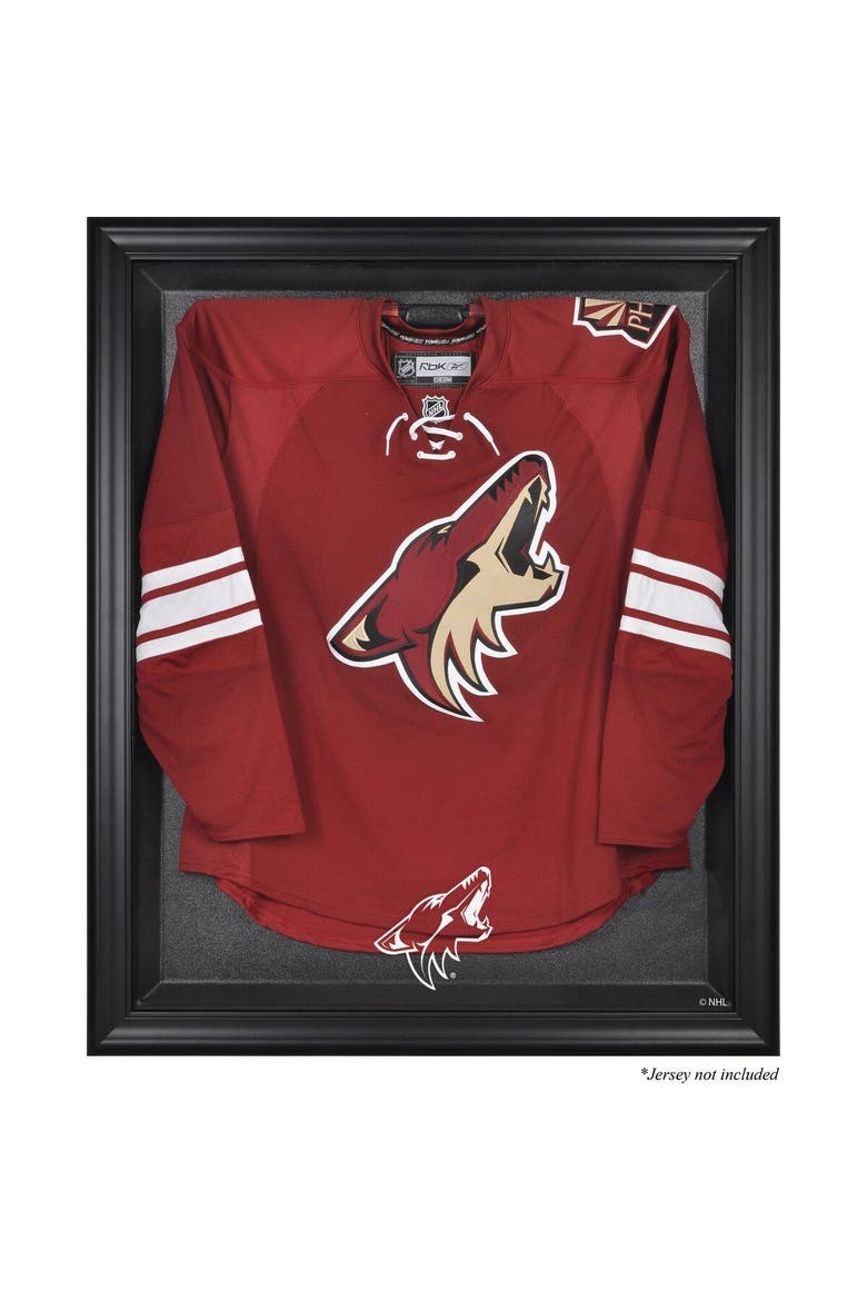 Arizona Coyotes Black Framed Logo Jersey Display Case, Main, color, Black