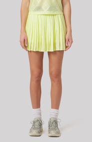 Williams Athletic Club Celine Pleated Golf Miniskirt