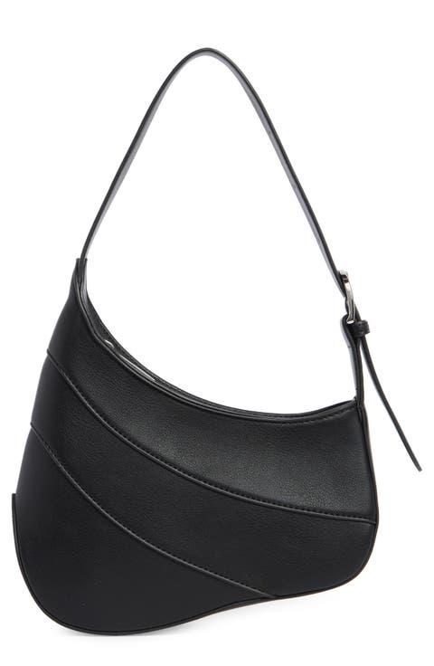 Layered Asymmetric Shoulder Bag