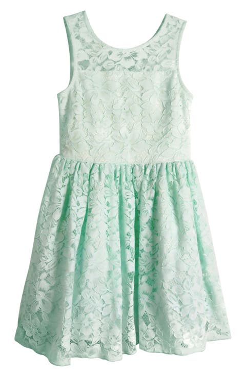 Kids' Sleeveless Lace Dress (Big Kid)