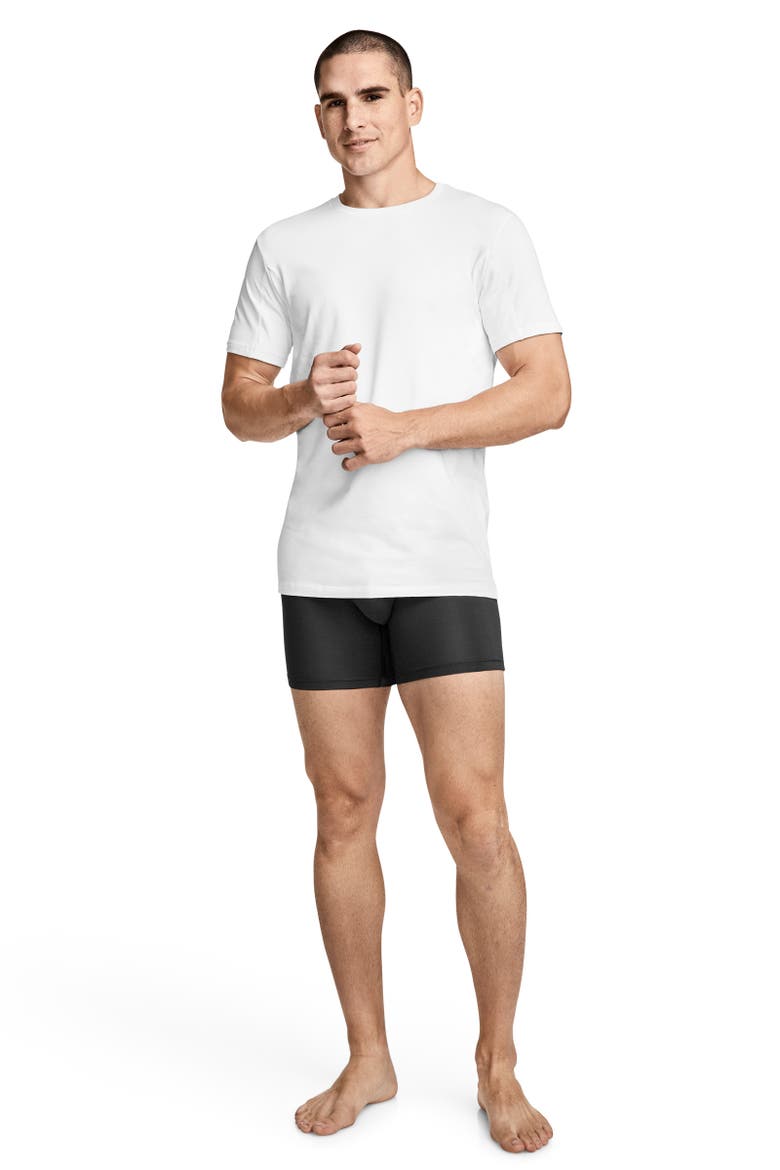 Men's Sweat Protect Crew Neck Undershirt, Alternate, color, Diamond White