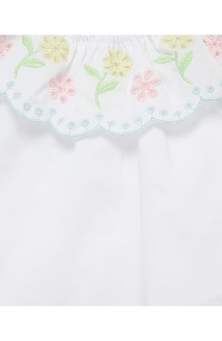 Little Me Eyelet Cotton Tunic, Shorts & Headband Set, Alternate, color,