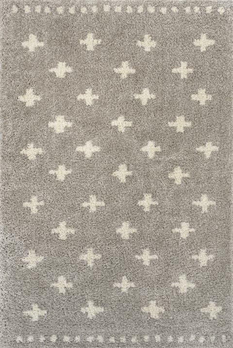 Cristo Berber Geometric Shag Area Rug