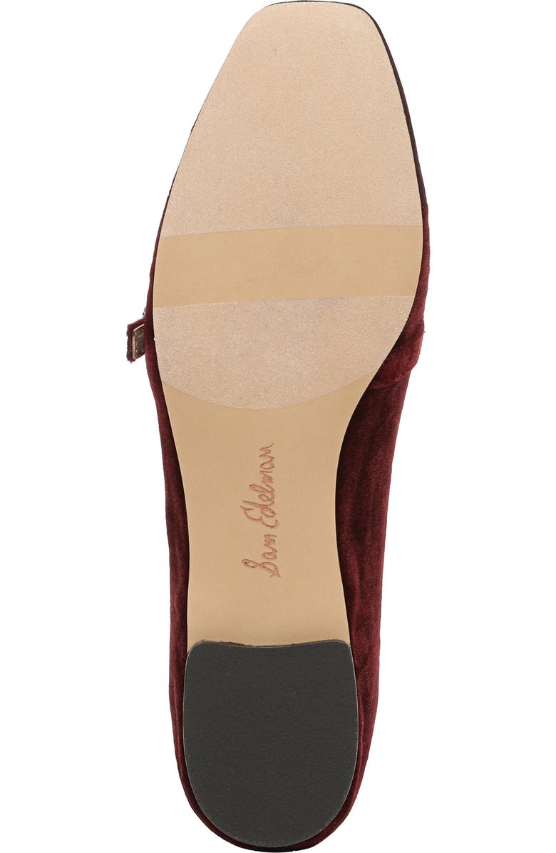 Sam Edelman Madi Mary Jane Flat, Alternate, color, Deep Cabernet
