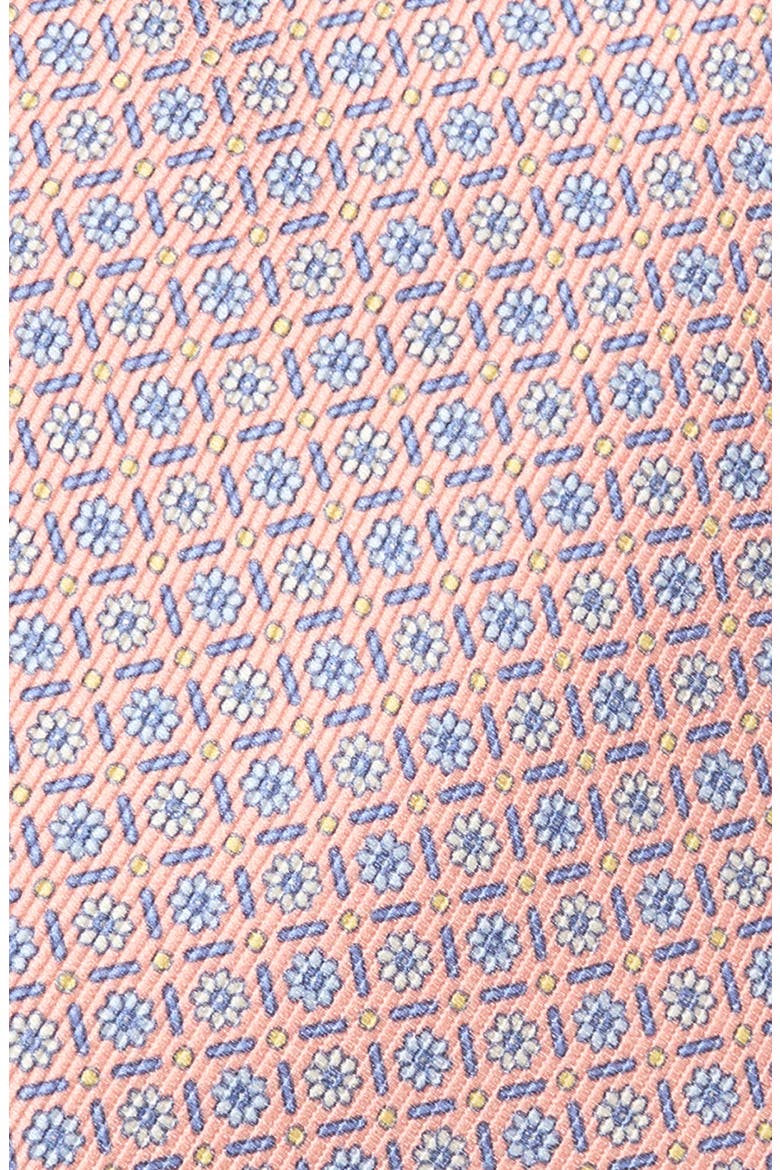 Neat Silk Tie, Alternate, color, MELON