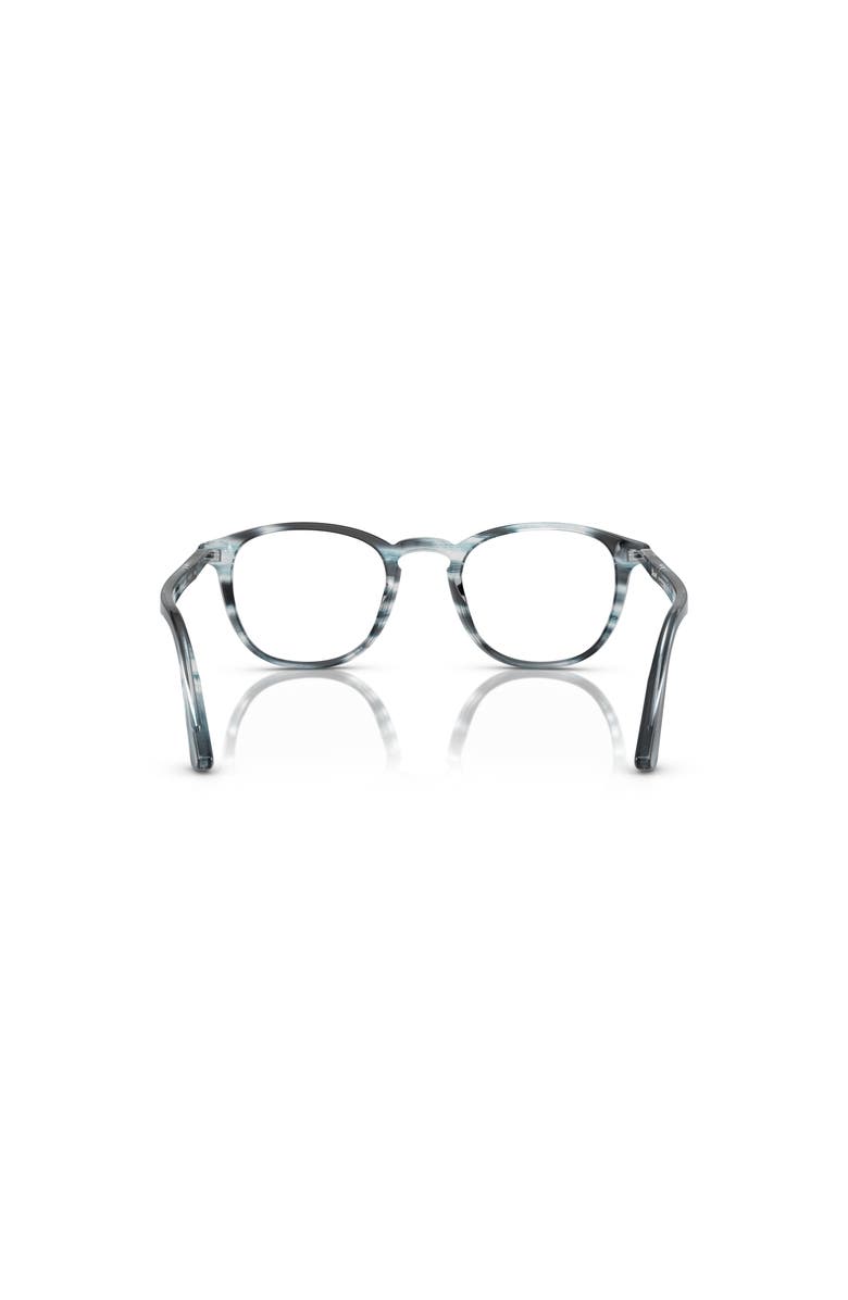 Persol 49mm Round optical glasses, Alternate, color, Grey