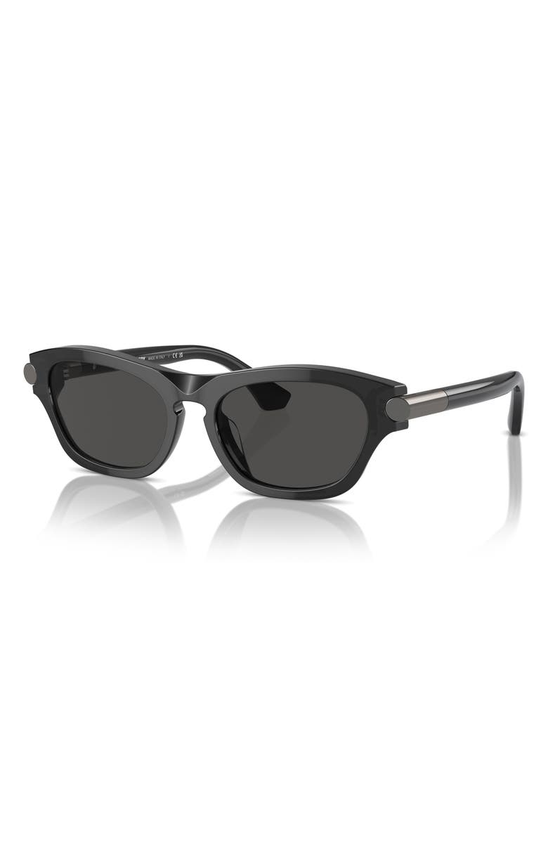 Burberry 55mm Pillow Sunglasses, Alternate, color, Black/ Dark Grey