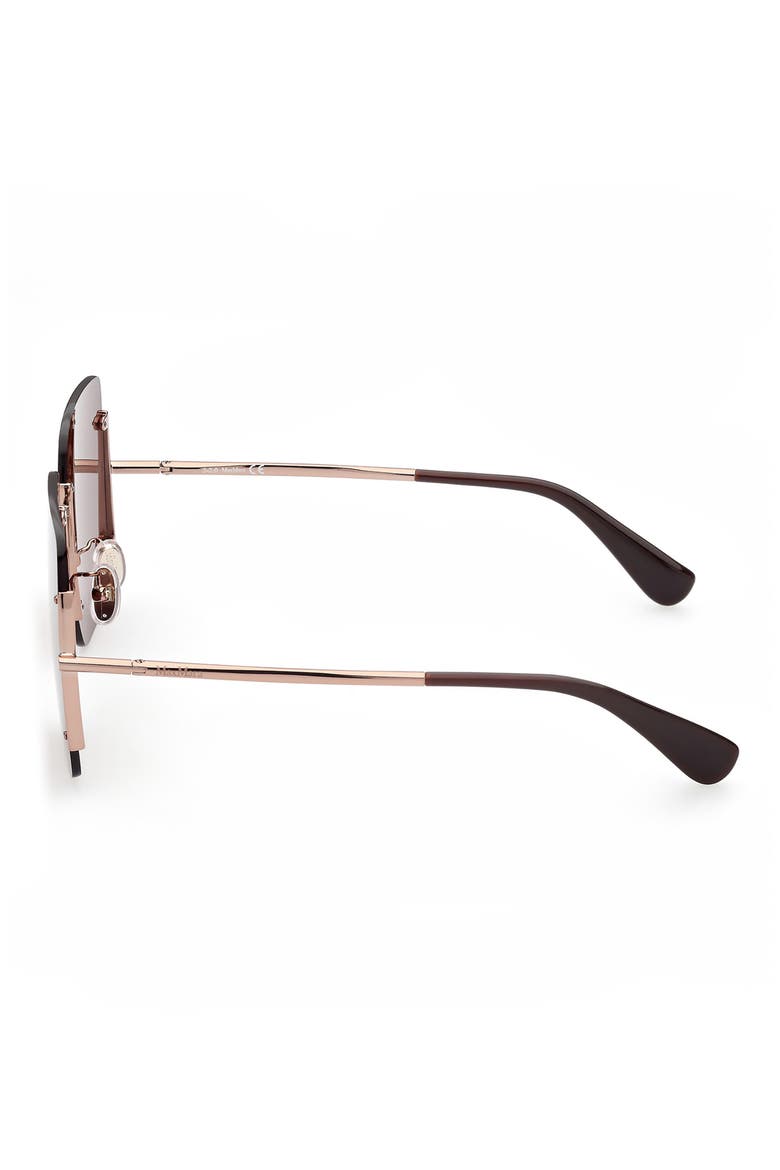 60mm Geometric Sunglasses, Alternate, color, BRONZE/ OTHER / BROWN