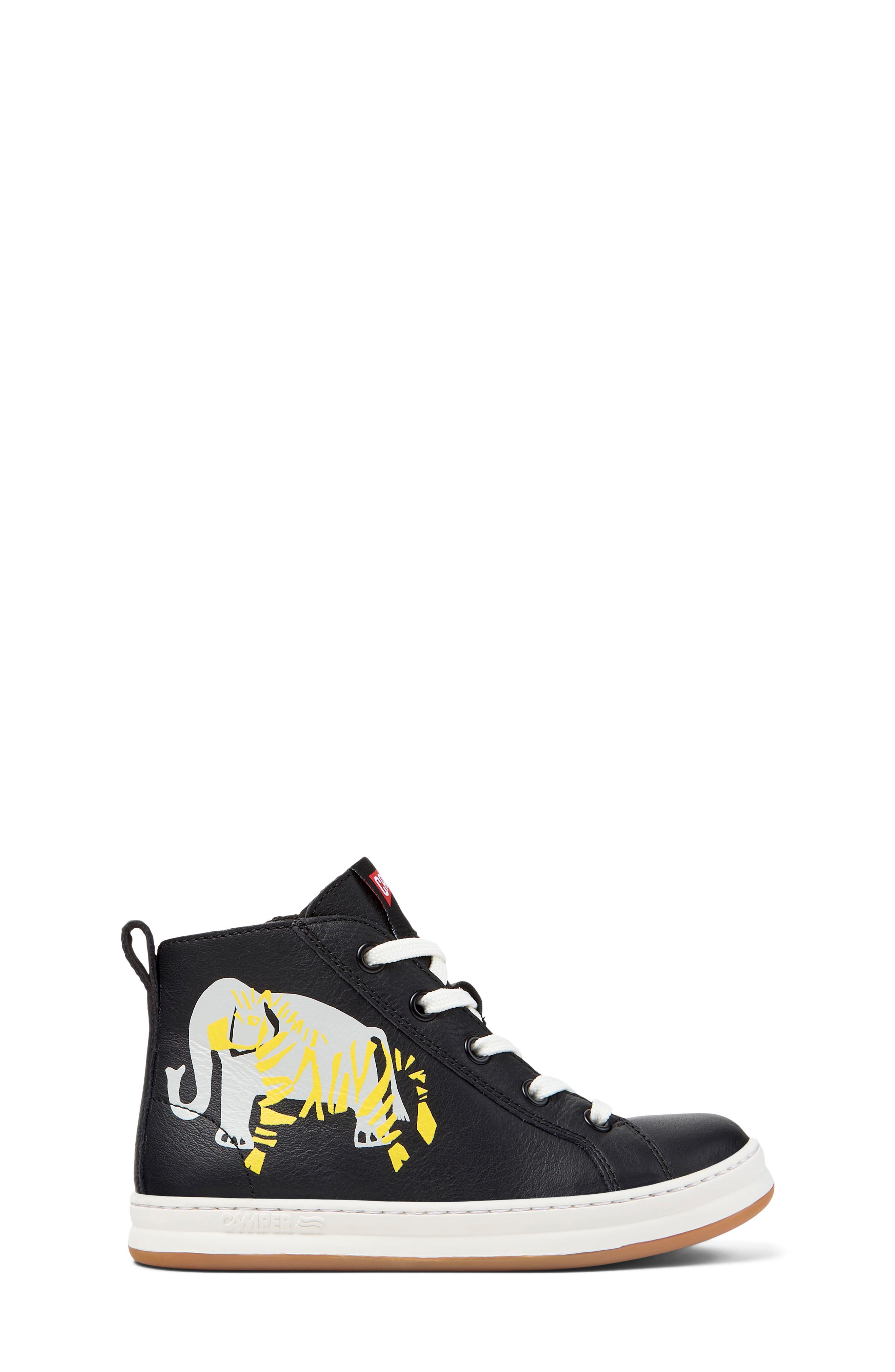 Kids' Runner Four High Top Sneaker, Alternate, color, BLACK