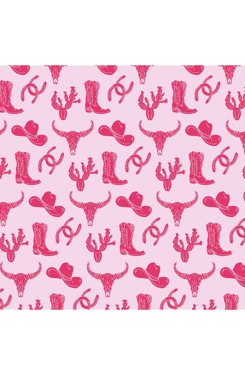 Lila and Hayes Alden Girls' Pajama Pant Set, Alternate, color, Wild West Pink