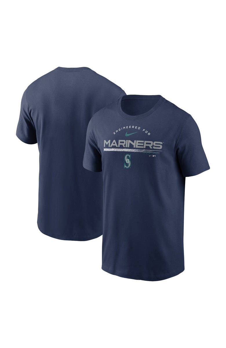 Nike Men's Nike Navy Seattle Mariners Team Engineered Performance T-Shirt, Main, color, Navy
