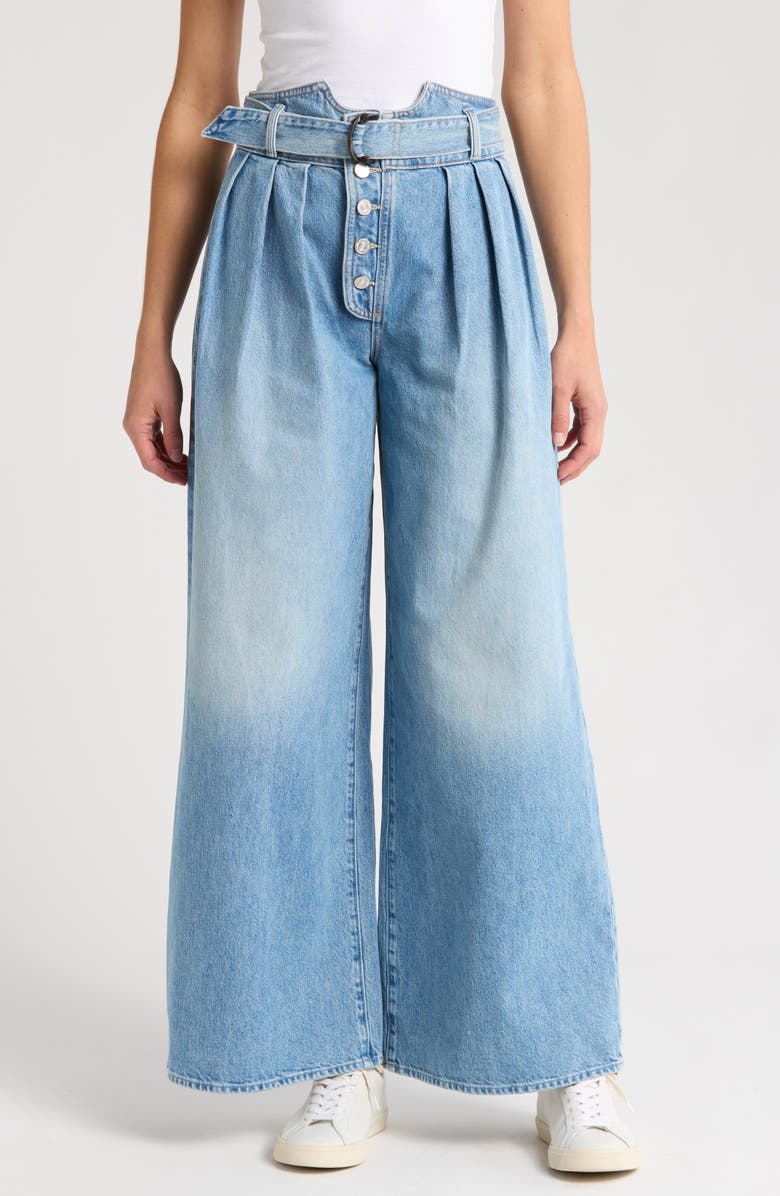 MOTHER The High Point Pouty Skimp Wide Leg Jeans, Main, color,