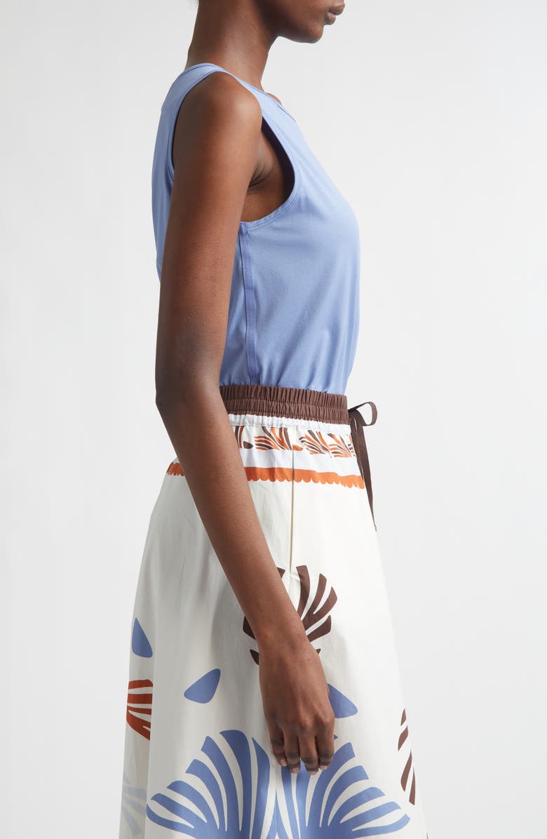 Herno Cotton Jersey Shell, Alternate, color, Sky Blue