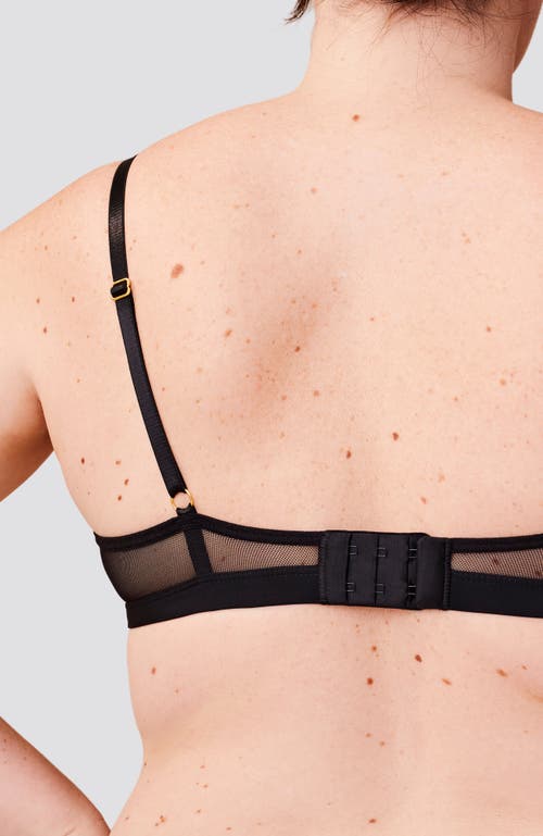Pepper Limitless Wirefree Scoop Bra In Black