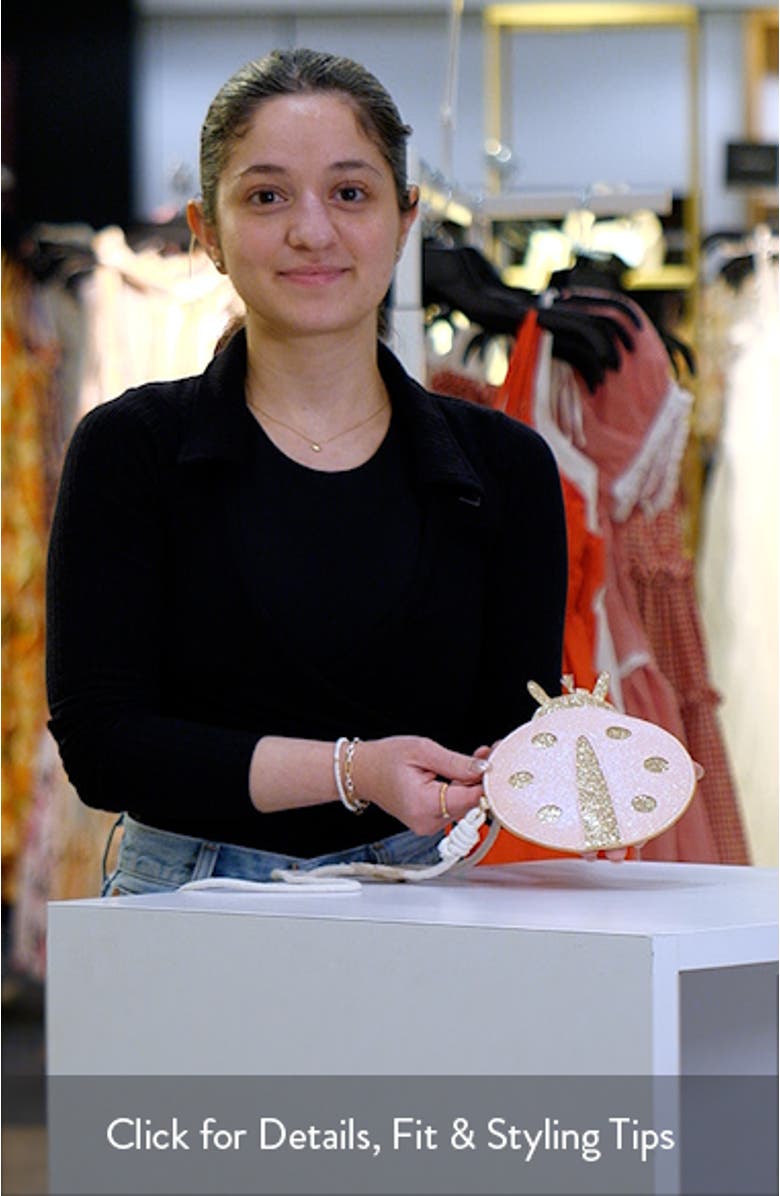 Kids' Glitter Ladybug Crossbody Bag, sales video thumbnail