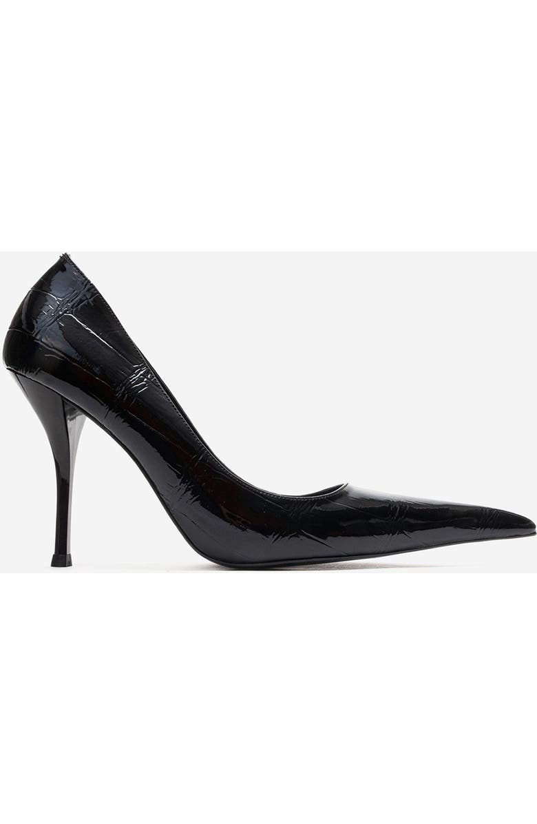 Prologue Shoes Luce Pointed Toe Stiletto Pump, Alternate, color, Black Print