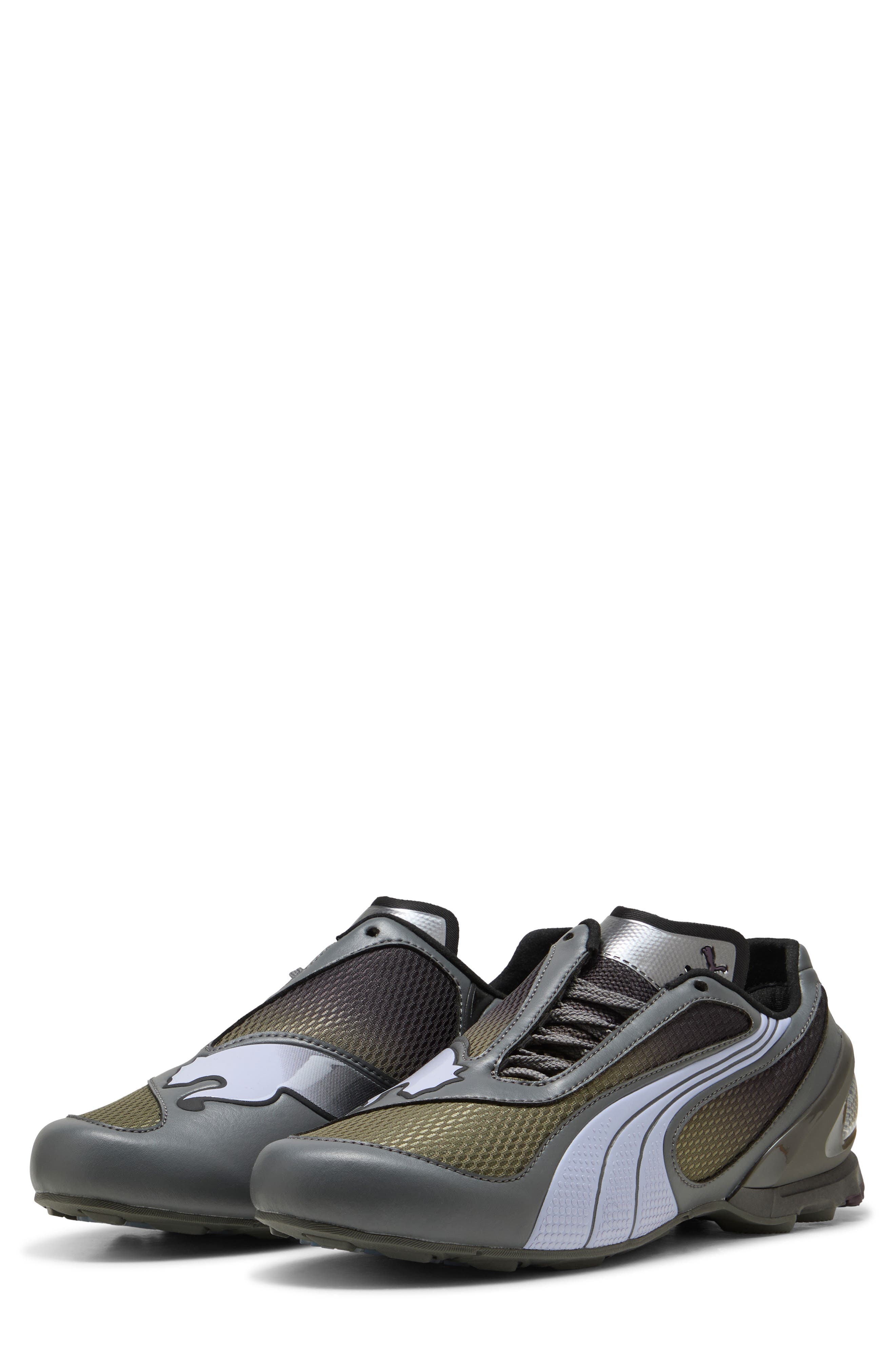 PUMA V.S1 Soccer Sneaker, Alternate, color, Cool Dark Gray/ Loden Green
