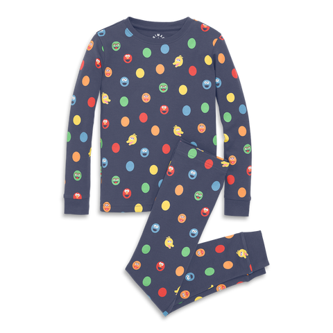 Kids Sesame Street Friends Pj Set