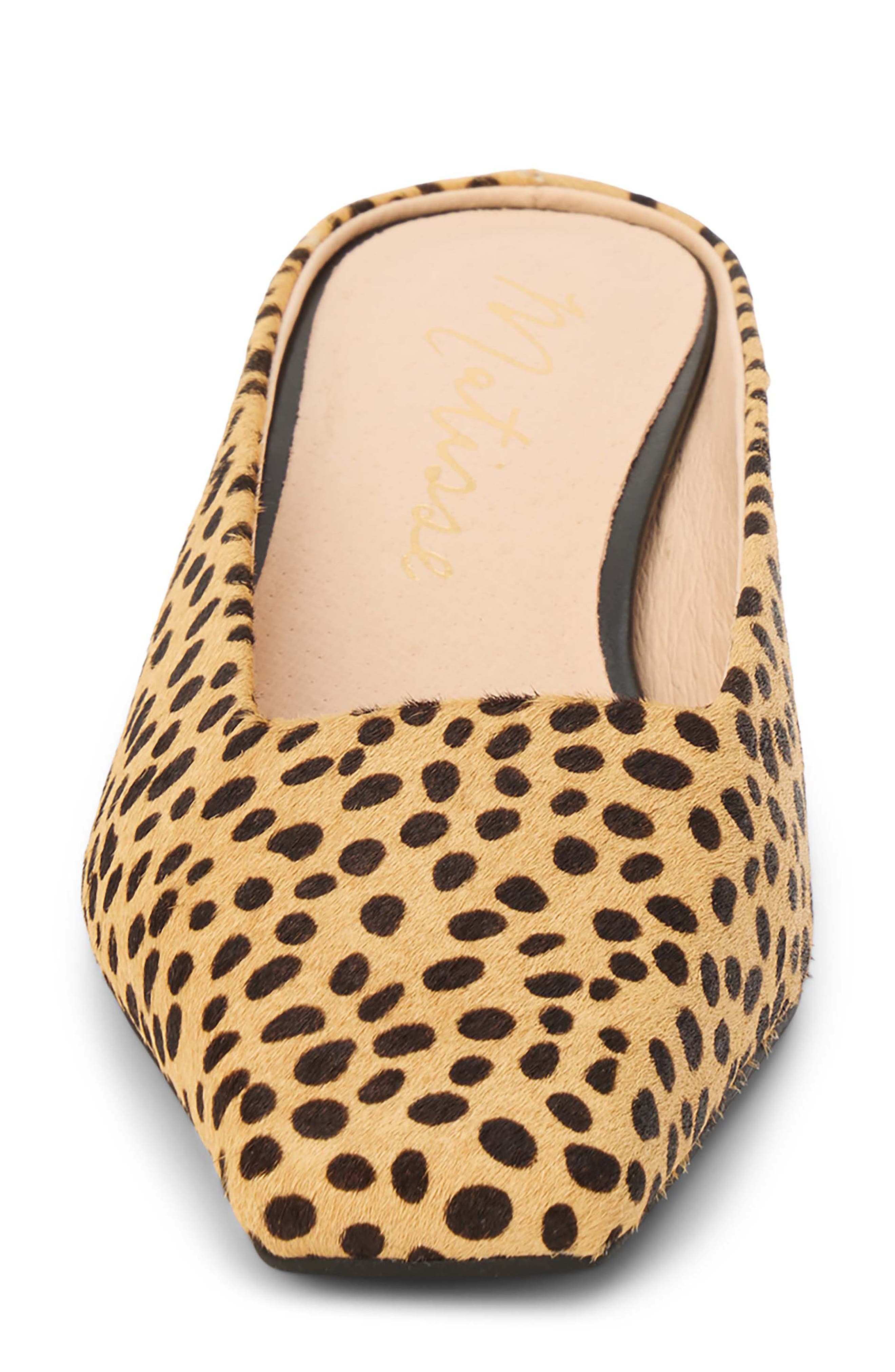 Classy Kitten Heel Mule, Alternate, color, CHEETAH