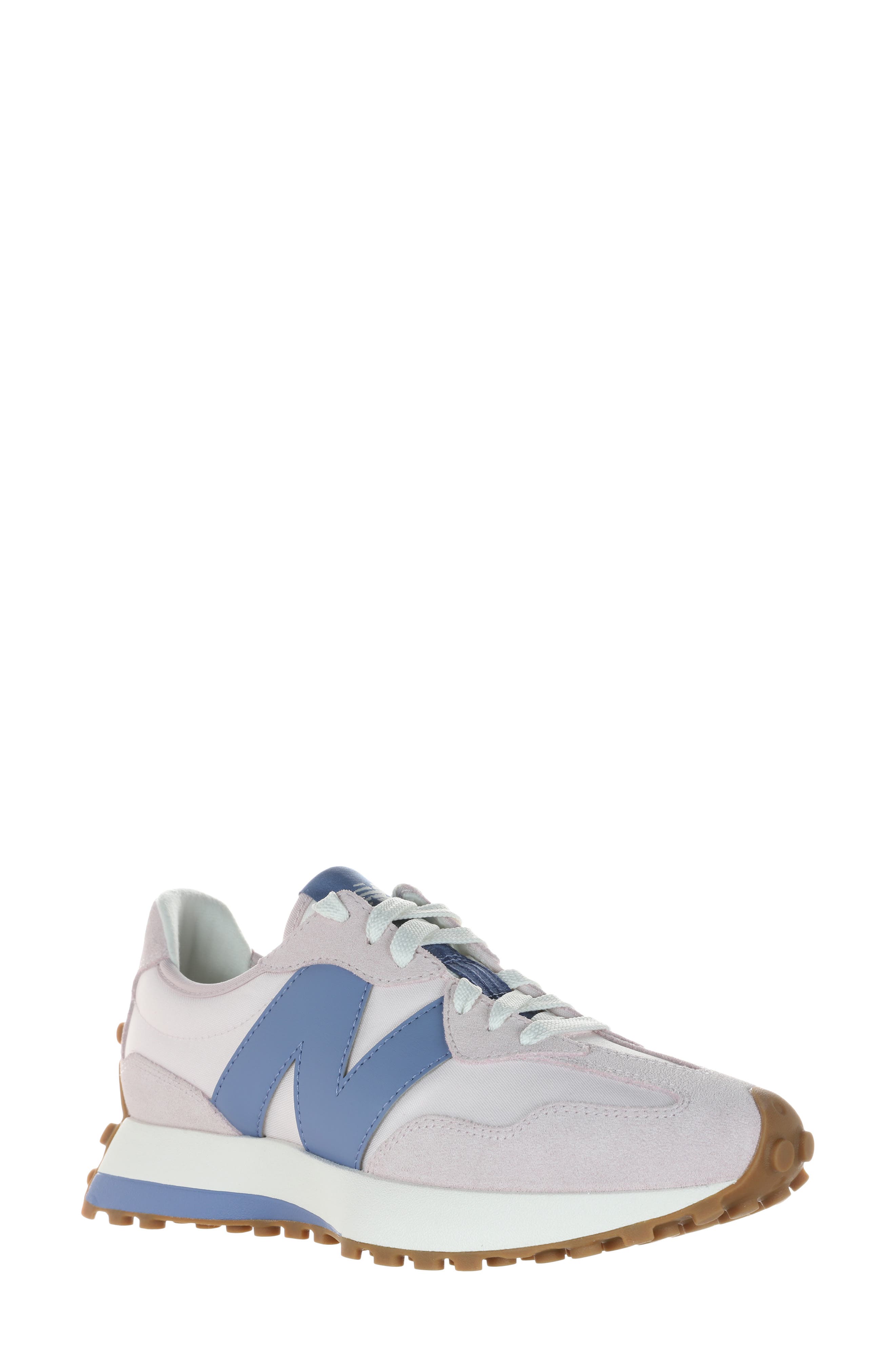 New Balance 327 Sneaker, Main, color, Pink Salt/ Fairweather Blue