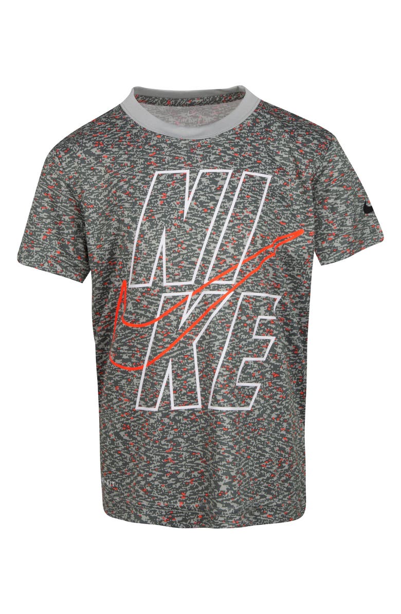 Nike Kids' Logo Stacked Graphic T-Shirt, Main, color,