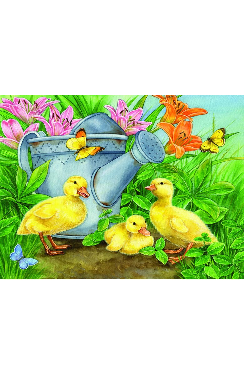 Sunsout Ducklings and Butterflies 300 piece Jigsaw Puzzle for Adults, Alternate, color, Multicolor