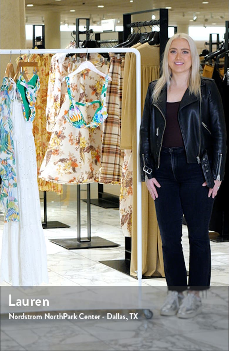 Isla Verde Seersucker Underwire Bikini Top, sales video thumbnail