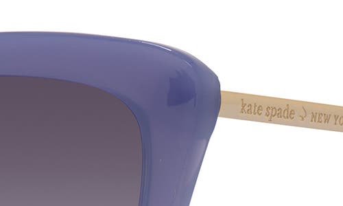Kate Spade New York Cissy 56mm Cat Eye Sunglasses In Blue