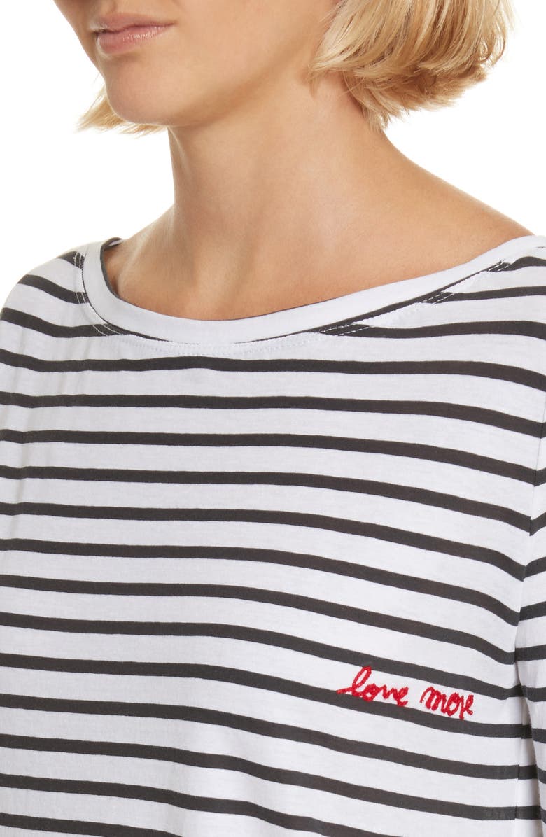 A.L.C. Mila Stripe Tee, Alternate, color,