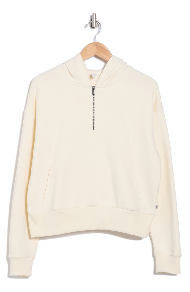 MARIKA Calliope Quarter Zip Hoodie, Main, color, Egret