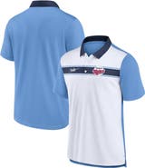 Nike Men's Nike  White/Light Blue Minnesota Twins Rewind Stripe Polo
