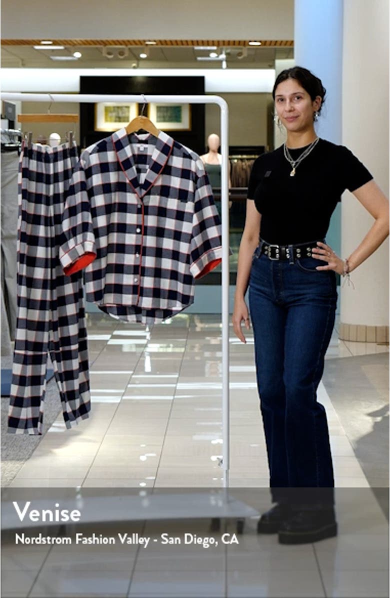 Check Cotton & Modal Flannel Pajamas, sales video thumbnail