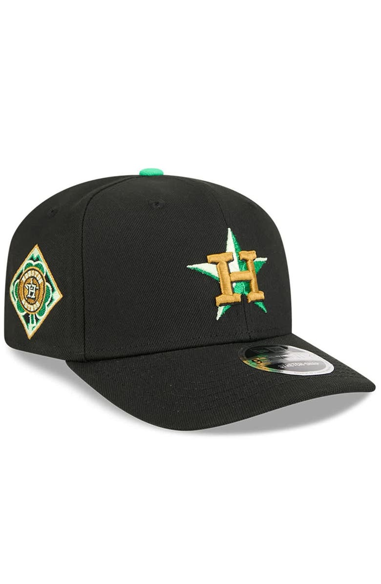 New Era Men's New Era  Black Houston Astros 2026 St. Patrick's Day 9SEVENTY Adjustable Hat, Main, color, Black