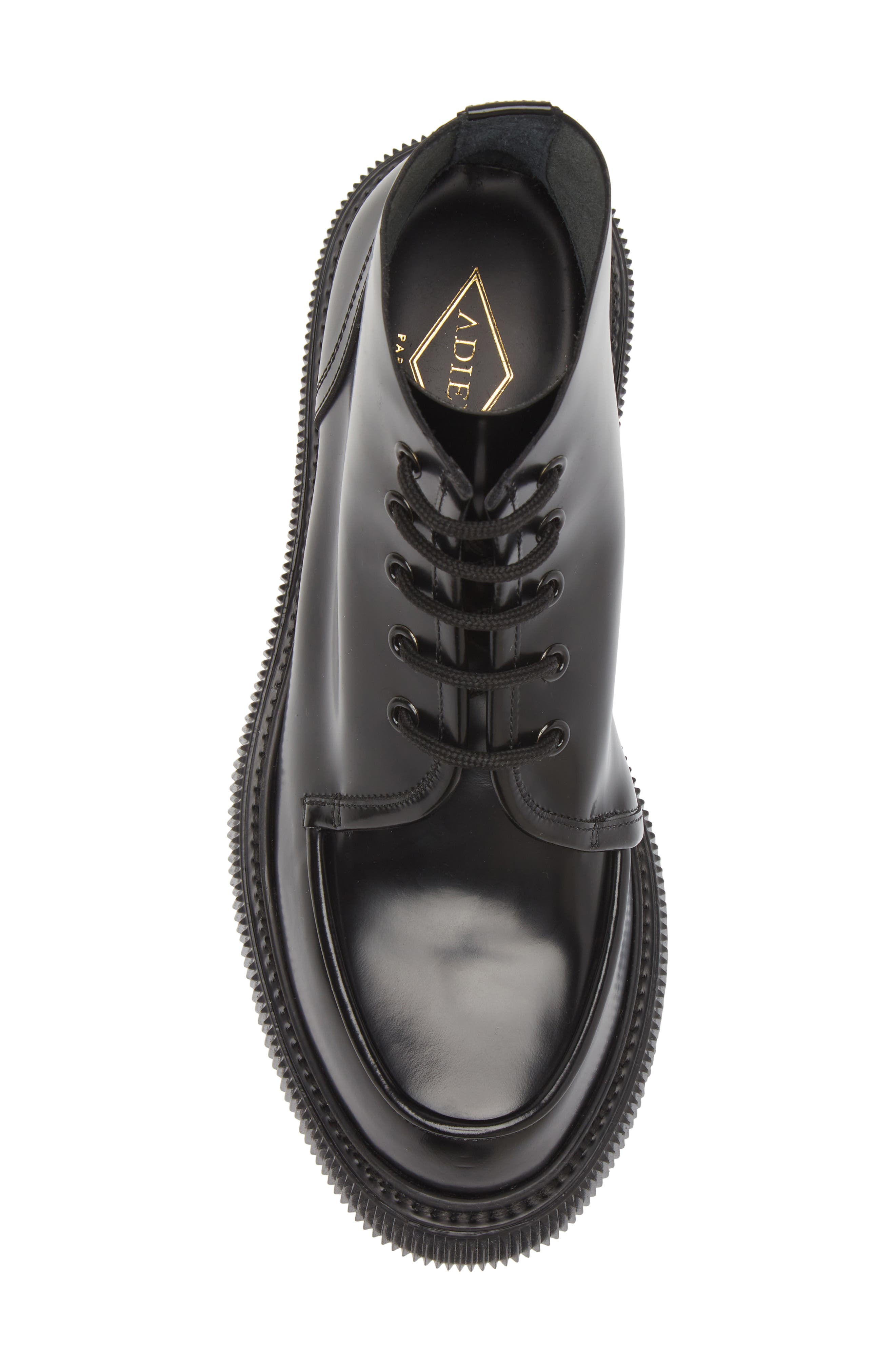 Adieu Creeper Sole Lace-Up Boot, Alternate, color, Black