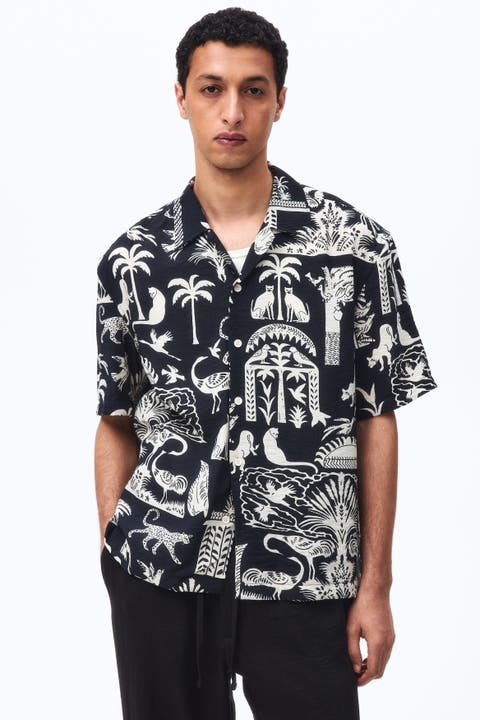 Relaxed Fit Printed Resort Shirt