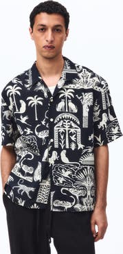 H&M Relaxed Fit Printed Resort Shirt