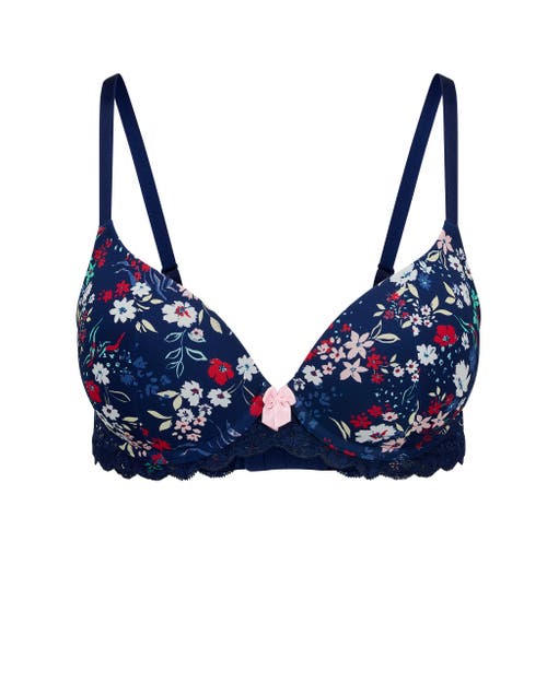 Adore Me Kati Contour Demi Bra In Blue