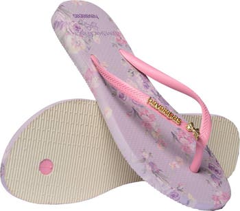 x LoveShackFancy Slim Happy Thoughts Flip Flop