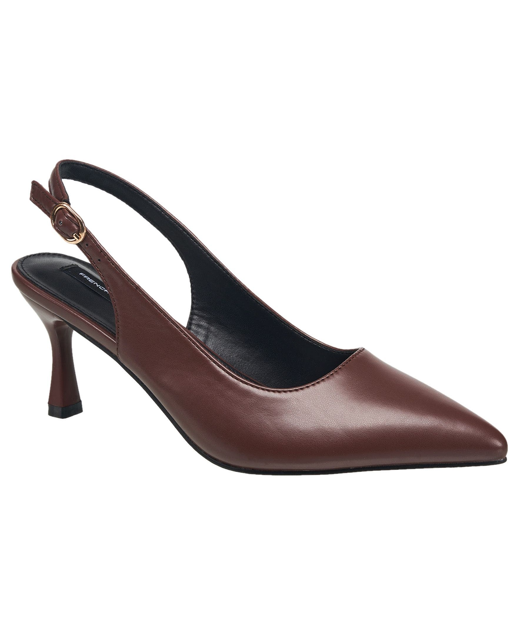 Brenna Kitten Heel, Main, color, Chocolate