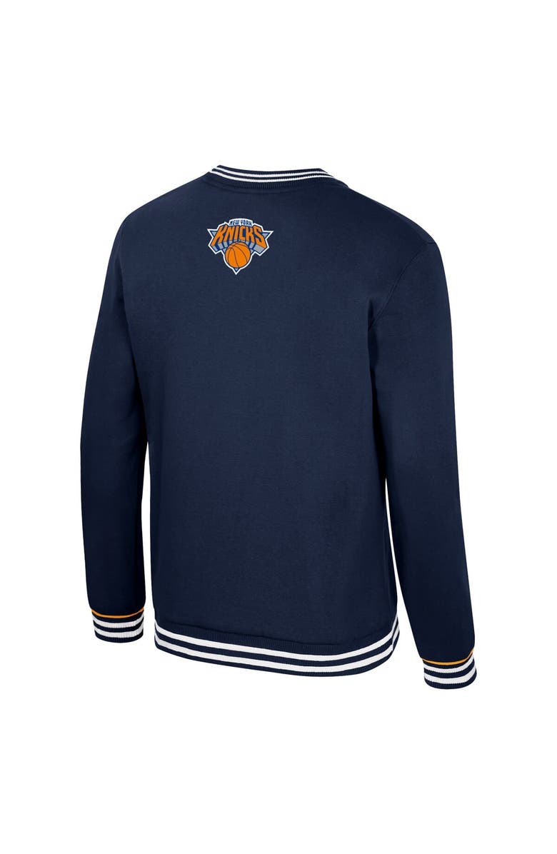 Stadium Essentials Unisex Stadium Essentials Navy New York Knicks Half-Time 2 Pullover Sweatshirt, Alternate, color, 