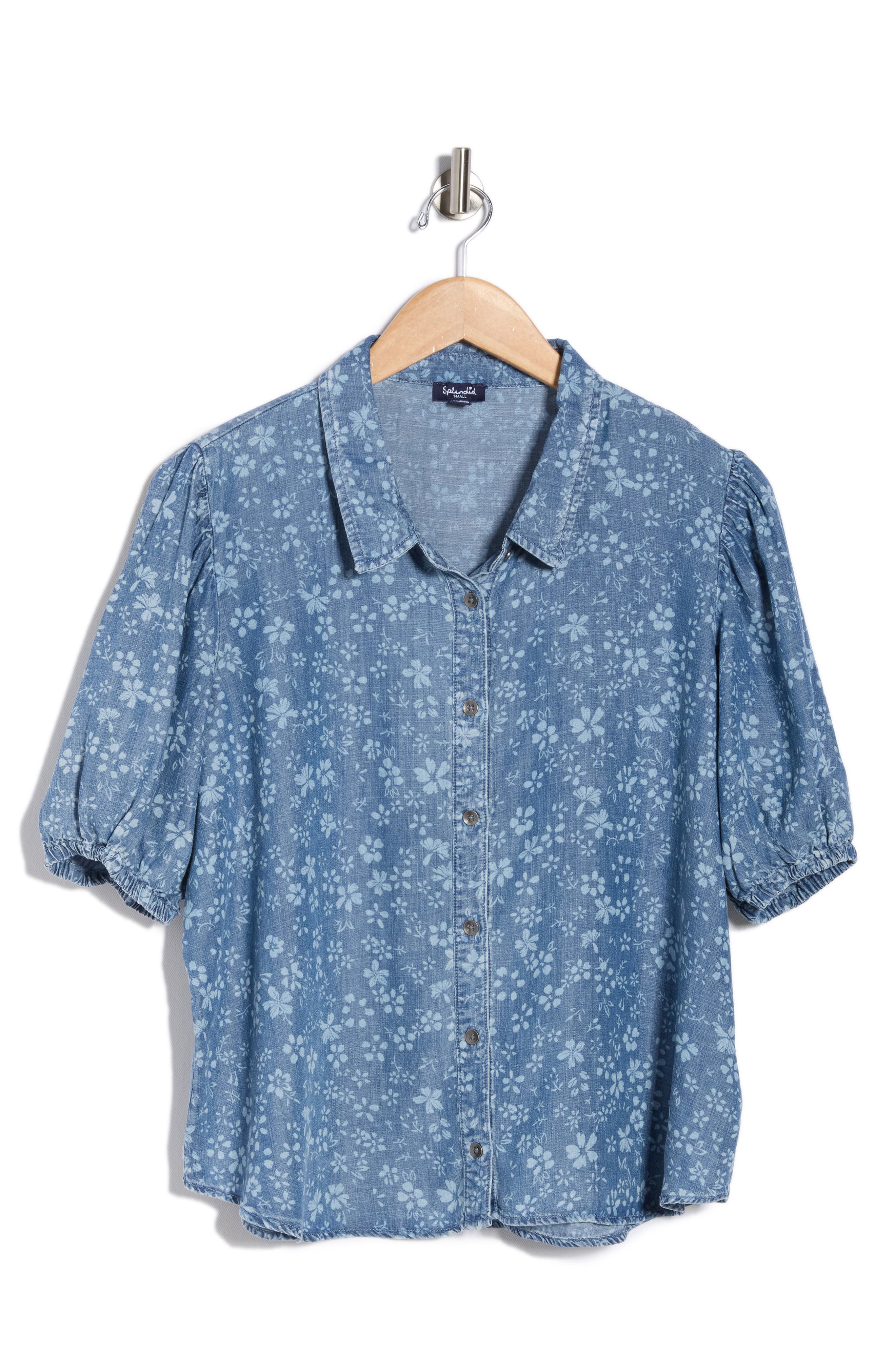 Splendid Indigo Button-up Shirt