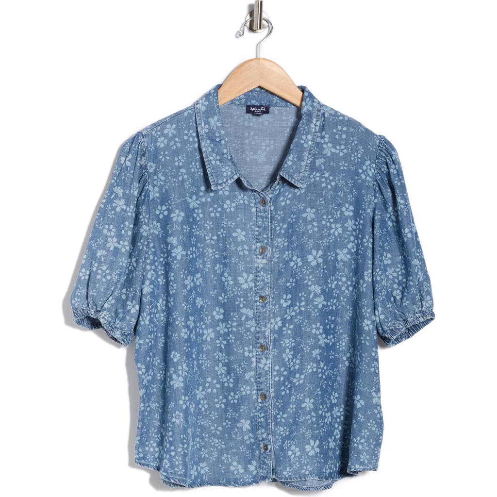 Splendid Indigo Button-up Shirt